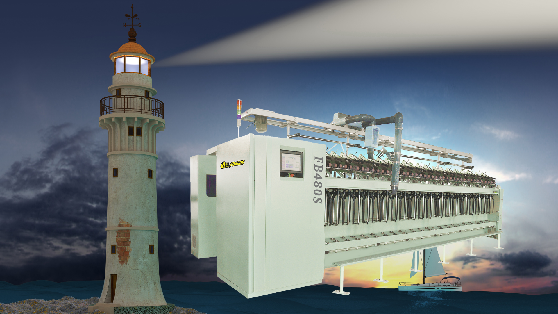 FB480S Intelligent Roving Machine